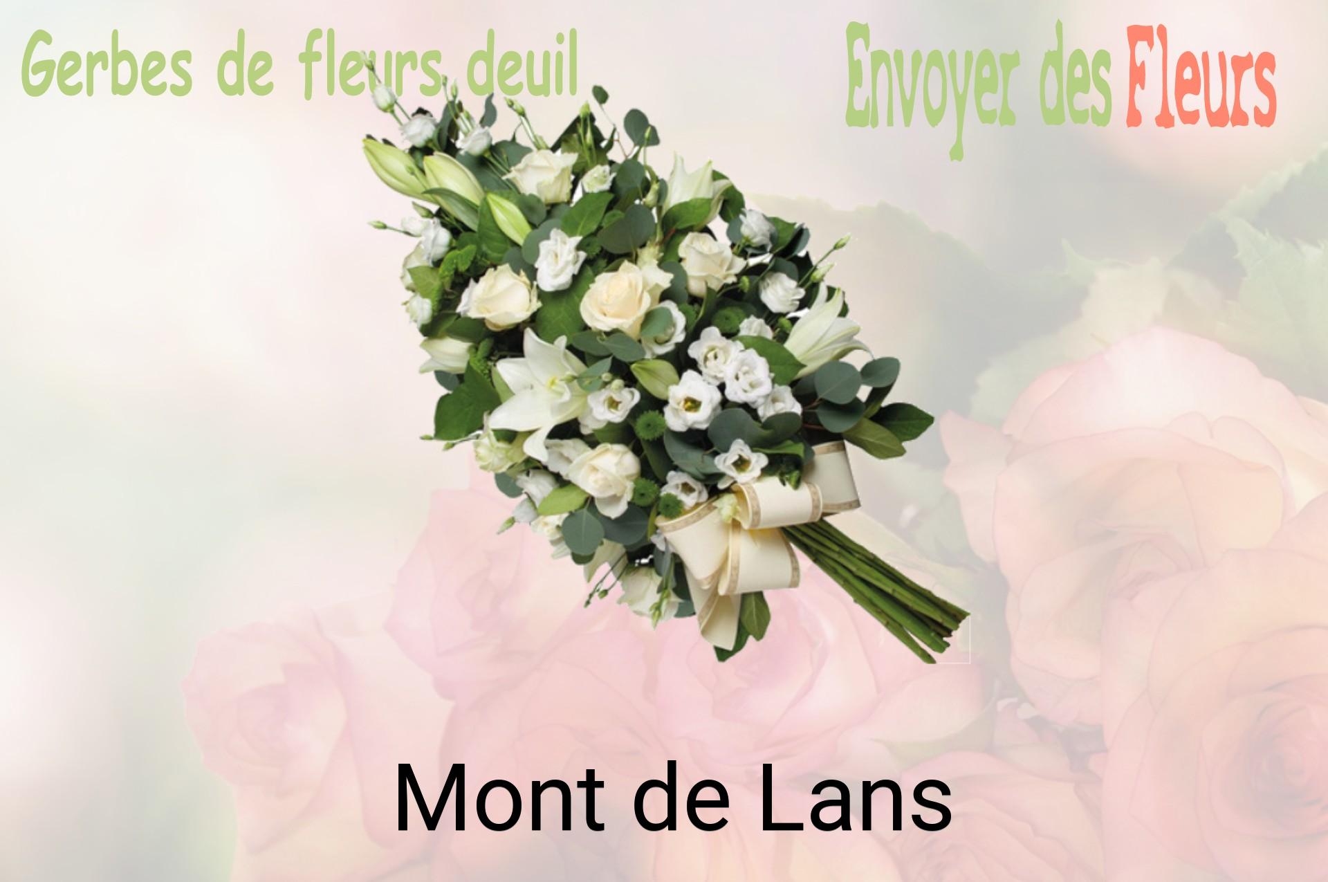 Gerbe de fleurs de deuil livrée à Mont-de-Lans